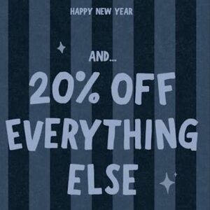 20% Off Everything in my Closet